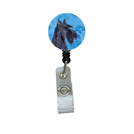 TEACHERS AID Scottish Terrier Retractable Badge Reel Or Id Holder With Clip TE888576